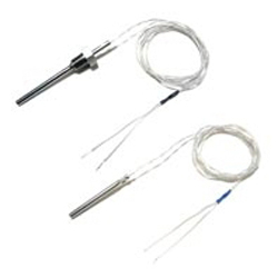 E52 Thermistor Temperature Sensor, Element Compatible Thermistor, Lead Out Straight Type with Flange WCAH-N 4M