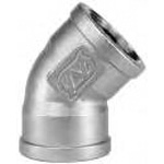 Stainless Steel Screw-in Pipe Fitting - 45° Elbow 45L SCS14-45L-3B