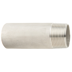 Stainless Steel Screw-in Pipe Fitting, One Sided Long Nipple NSL SCS13-NSL-1/2B-75