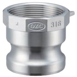 Stainless Steel Lever Coupling - Female Screw Type Adapter OZ-A OZ-A-SUS-2