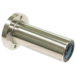 Linear ball bearings / round flange / steel