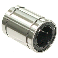 Linear ball bearings / steel / double ring groove / with seal / LM LM12-UU