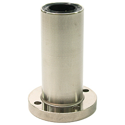 Linear ball bearings / round flange / steel / Double bush / with seal / LFDM MLFDM40-UU