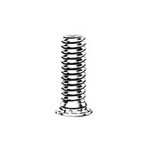 Clinch studs / fully threaded / material selectable / FH, FHS