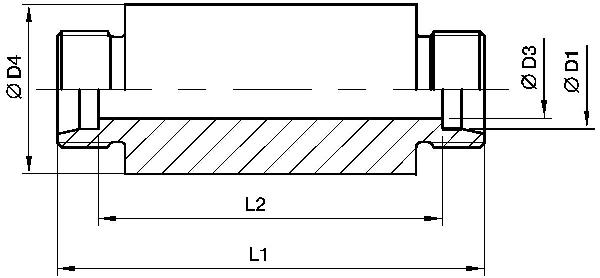 PARKER Weld Bulkhead Fitting ESV