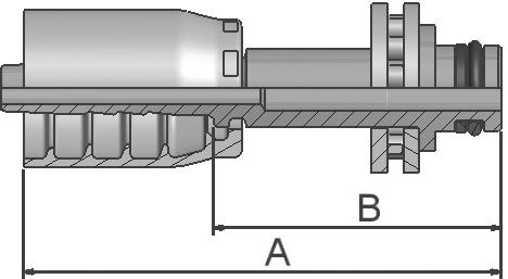 PARKER Parkrimp No-Skive Fitting 1PW46