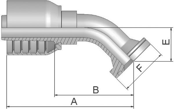 PARKER Parkrimp No-Skive Fitting 16F73