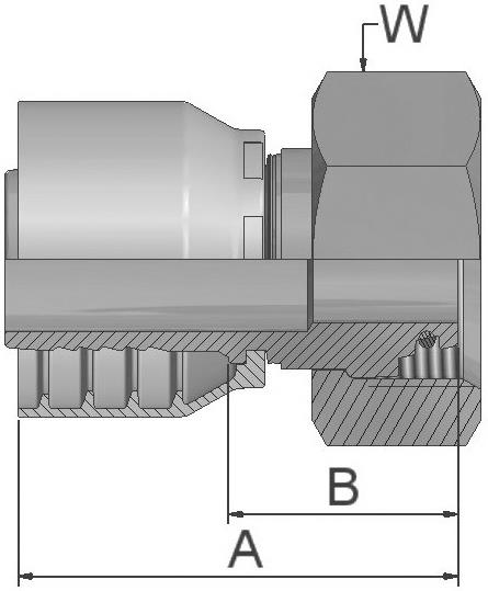 PARKER Parkrimp No-Skive Fitting 1C946