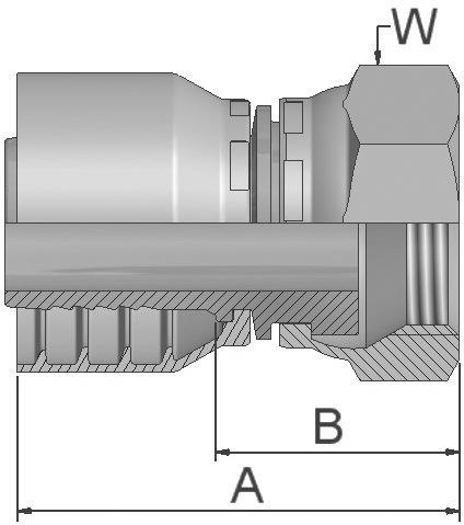 PARKER Parkrimp No-Skive Fitting 1B548