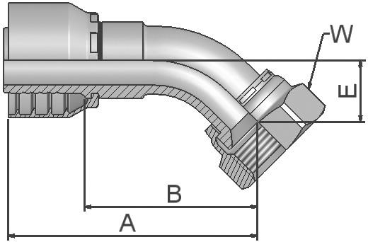 PARKER Parkrimp No-Skive Fitting 13V48