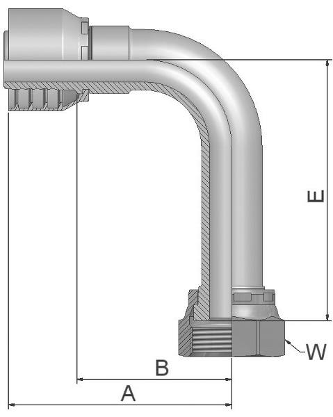 PARKER Parkrimp No-Skive Fitting 1J148