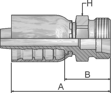 PARKER Parkrimp No-Skive Fitting 1D277