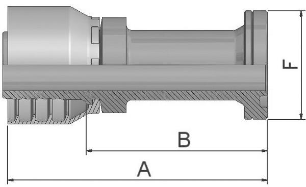 PARKER Parkrimp No-Skive Fitting 16A48