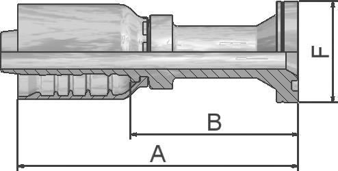 PARKER Parkrimp No-Skive Fitting 16A77