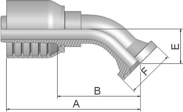 PARKER Parkrimp No-Skive Fitting 14F73