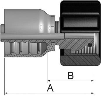 PARKER Parkrimp No-Skive Fitting 1NW46