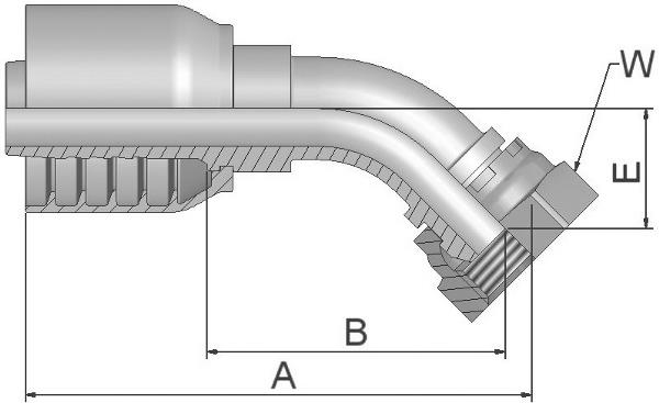 PARKER Parkrimp No-Skive Fitting 1B173