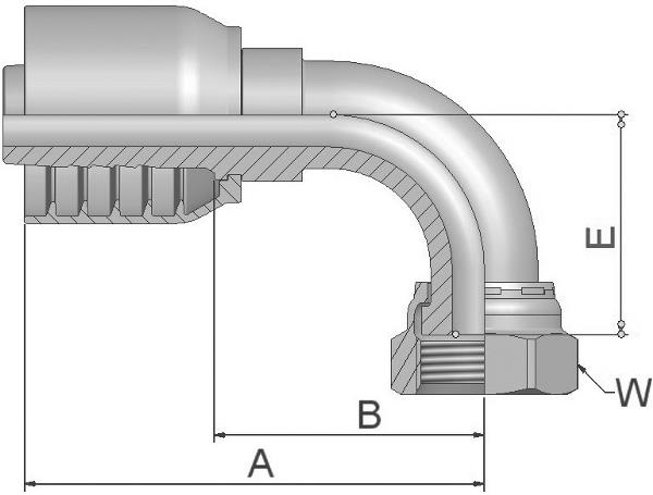 PARKER Parkrimp No-Skive Fitting 13973