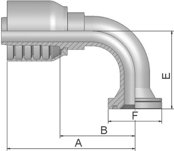 PARKER Parkrimp No-Skive Fitting 16N70