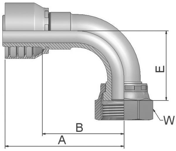 PARKER Parkrimp No-Skive Fitting 1J946