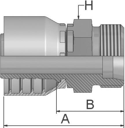 PARKER Parkrimp No-Skive Fitting 1D248