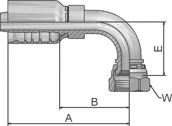 PARKER Parkrimp No-Skive Fitting 13977