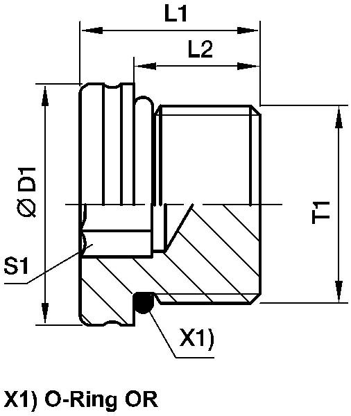 PARKER VSTI M-OR Sealing Plug For Threaded Holes by PARKER HANNIFIN ...