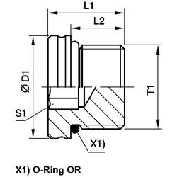 PARKER VSTI M-OR Sealing Plug For Threaded Holes