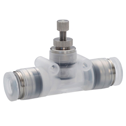 Throttle Valve PP Type Union Straight for Clean Environment
