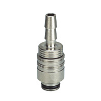 for Mold Cooling, Mold Temperature Control Fitting, Straight Plug with Hose Fitting AKC10-ID06BP