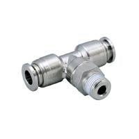 for Sputtering Resistance, Tube Fitting Brass Tee, No Cover KB12-02-1