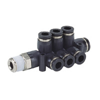 Tube Fitting Branch Double Branch Triple Double for General Piping PKVD8-6-03