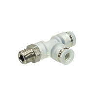 Tube Fitting PP Type Branch Tee Thread Part SUS304 for Clean Environments PPD10-02SUS