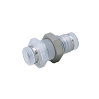 Tube Fitting PP Type Bulkhead Union P for Clean Environments PPMP12-C