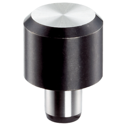 Locating pins / round / chamfered flat head / press-fit spigot / similar to DIN 6321