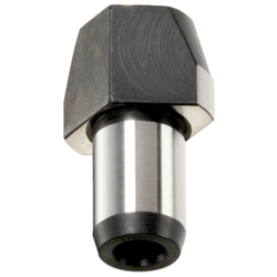 Locating pins / round / chamfered flat head / internal thread / similar to DIN 6321 22630.0222