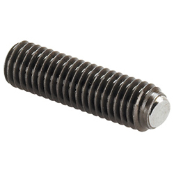Ball-Ended Thrust Screws, headless, ball protected against rotating / flat-faced ball 22700.0844