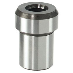 Centring pin / with collar / steel / case-hardened