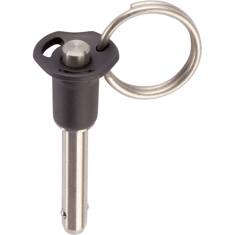 Quick Release Pin 8 Mm Diameter Locking Pin 20mm Blue+Black perfk Stainless Steel T-Handle Ball Lock Pin