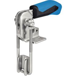 Toggle Clamps Hook Type, vertical, with horizontal base