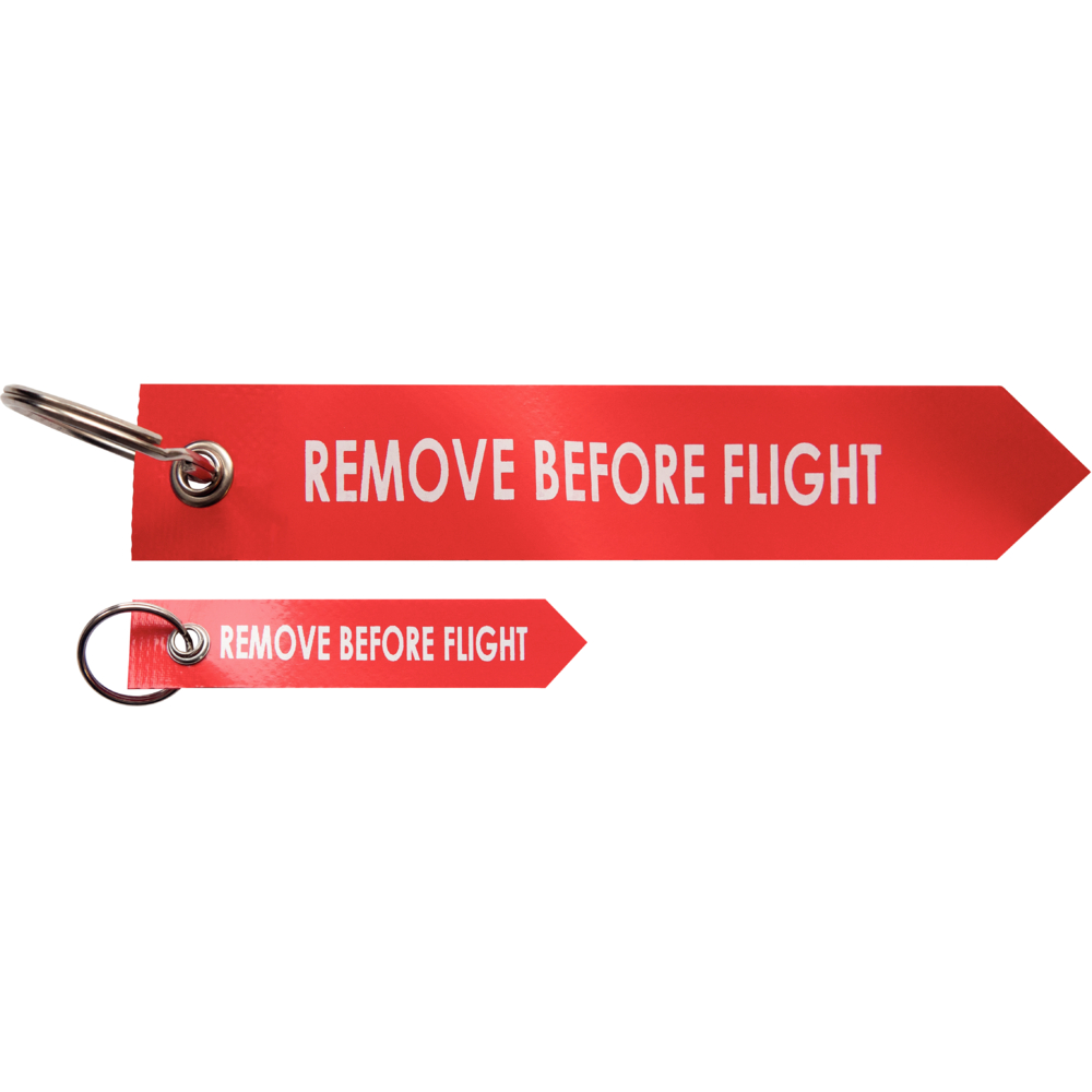 Warning Streamers, with lettering "Remove Before Flight"