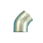 Steel Pipe Fittings, Screw-In Pipe Fitting, 45° Elbow BL45-21/2B-B