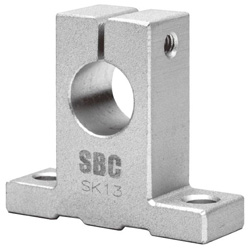 Shaft holders / T-shape / slotted / SK / cast iron