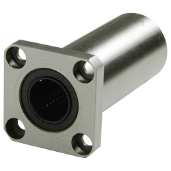 Linear ball bearings / square flange / stainless steel / double bush / seal / SBK-L