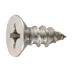 Cross Recessed Flat Head Tapping Screw, Type 1 A Shape