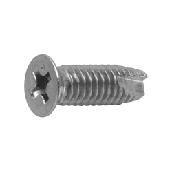 Cross Recessed Small Flat Head Tapping Screws, 3 Models Grooved C-1 Shape CSPLCSC-SUS-TP4-6