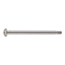 Type 2-BRP Phillips Small Truss Head Tapping Screw with Guide, G = 5