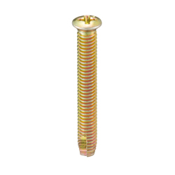 Cross Recessed Small Raised Countersunk Head Tapping Screw, Type 3 Grooved C-1 Shape