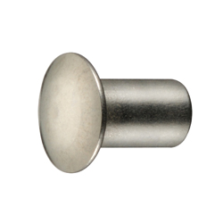 Thin, Rounded, Hollow Rivet