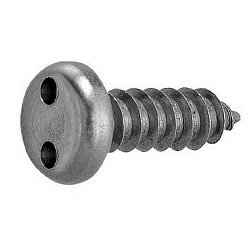 TRF / Tamper-Proof Screw, Stainless Steel, Two-Hole, Pot Tapping Screw (4 Models, AB Type)